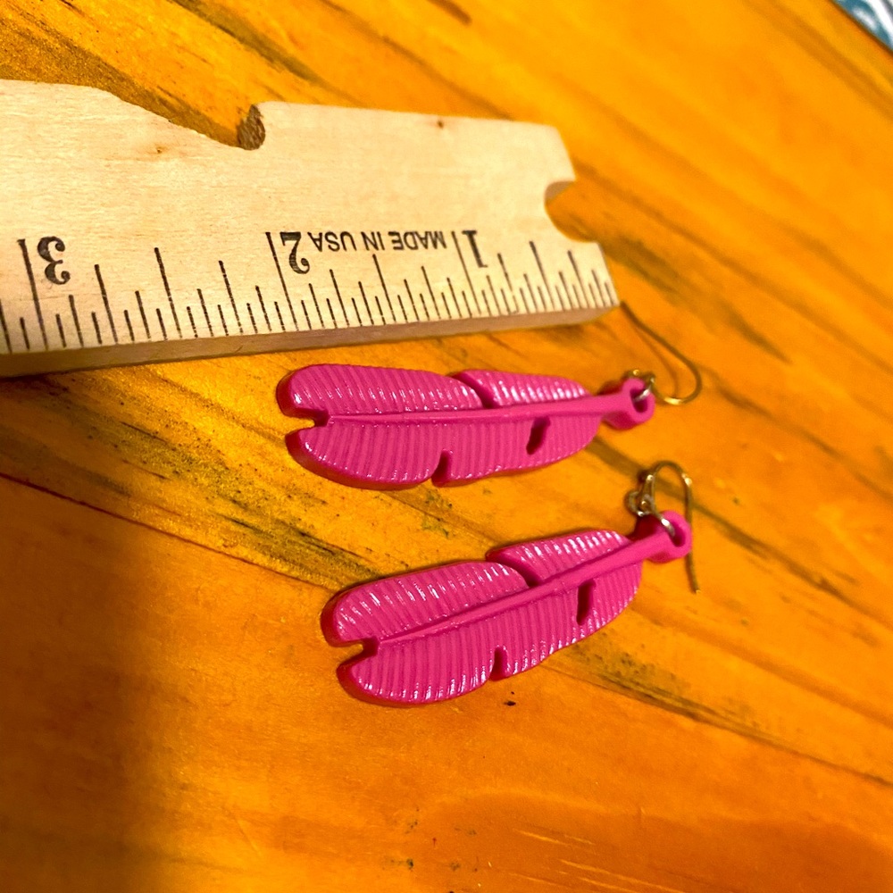 Pink earrings